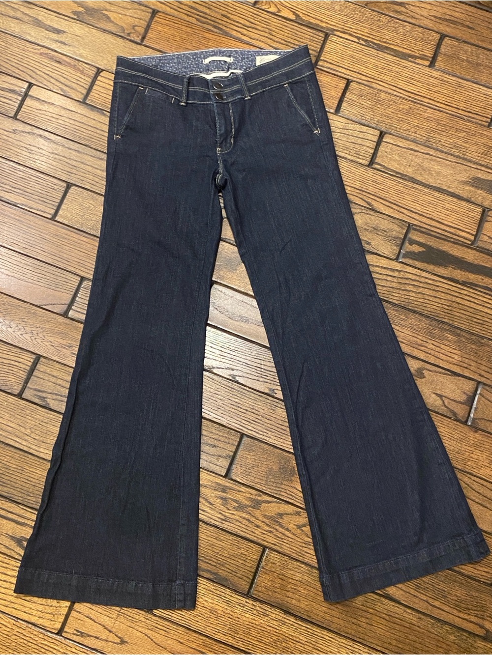Vintage Gap 1969 Limited Edition Dark Rinse Blue Trouser Jeans Y2K size 6/28